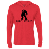 T-Shirts Vintage Red / X-Small Ralph Tauren Triblend Long Sleeve Hoodie Tee