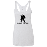 T-Shirts Heather White / X-Small Ralph Tauren Women's Triblend Racerback Tank