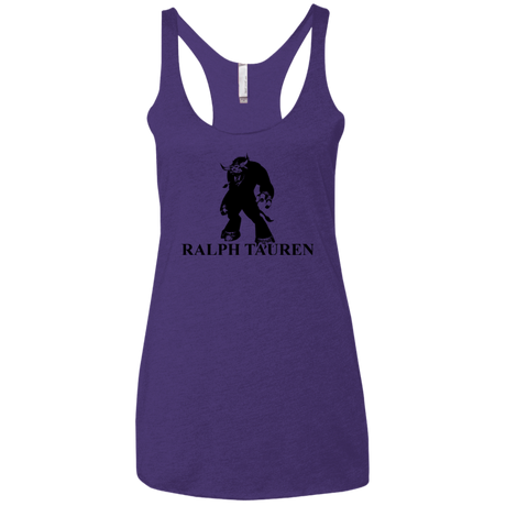 T-Shirts Purple Rush / X-Small Ralph Tauren Women's Triblend Racerback Tank