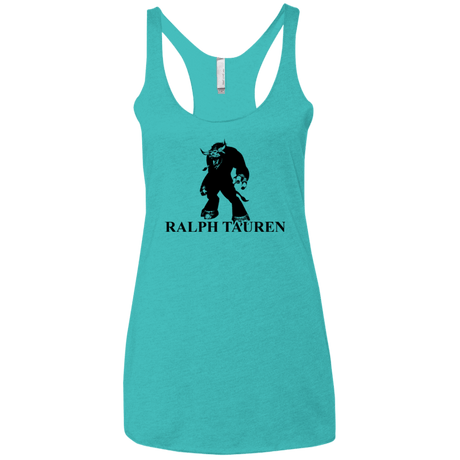 T-Shirts Tahiti Blue / X-Small Ralph Tauren Women's Triblend Racerback Tank