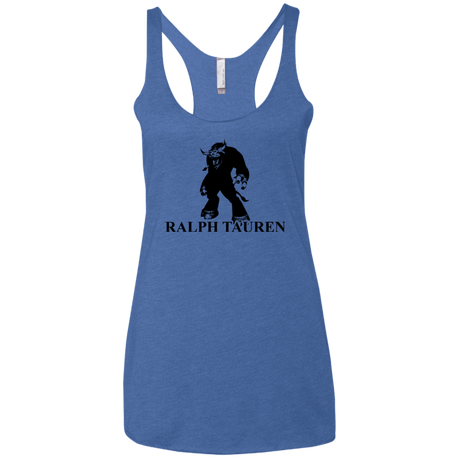 T-Shirts Vintage Royal / X-Small Ralph Tauren Women's Triblend Racerback Tank
