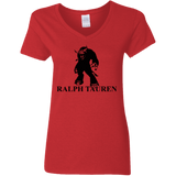 T-Shirts Red / S Ralph Tauren Women's V-Neck T-Shirt