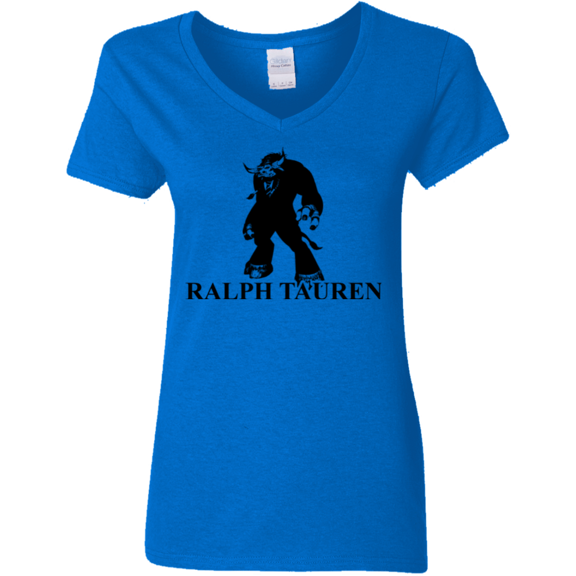 T-Shirts Royal / S Ralph Tauren Women's V-Neck T-Shirt