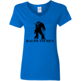 T-Shirts Royal / S Ralph Tauren Women's V-Neck T-Shirt