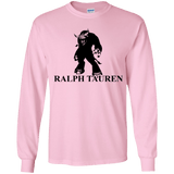 T-Shirts Light Pink / YS Ralph Tauren Youth Long Sleeve T-Shirt
