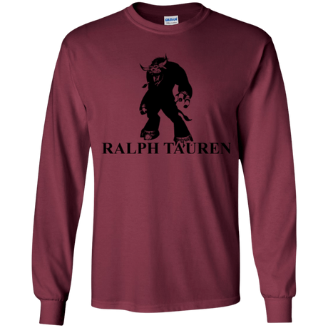 T-Shirts Maroon / YS Ralph Tauren Youth Long Sleeve T-Shirt