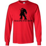 T-Shirts Red / YS Ralph Tauren Youth Long Sleeve T-Shirt