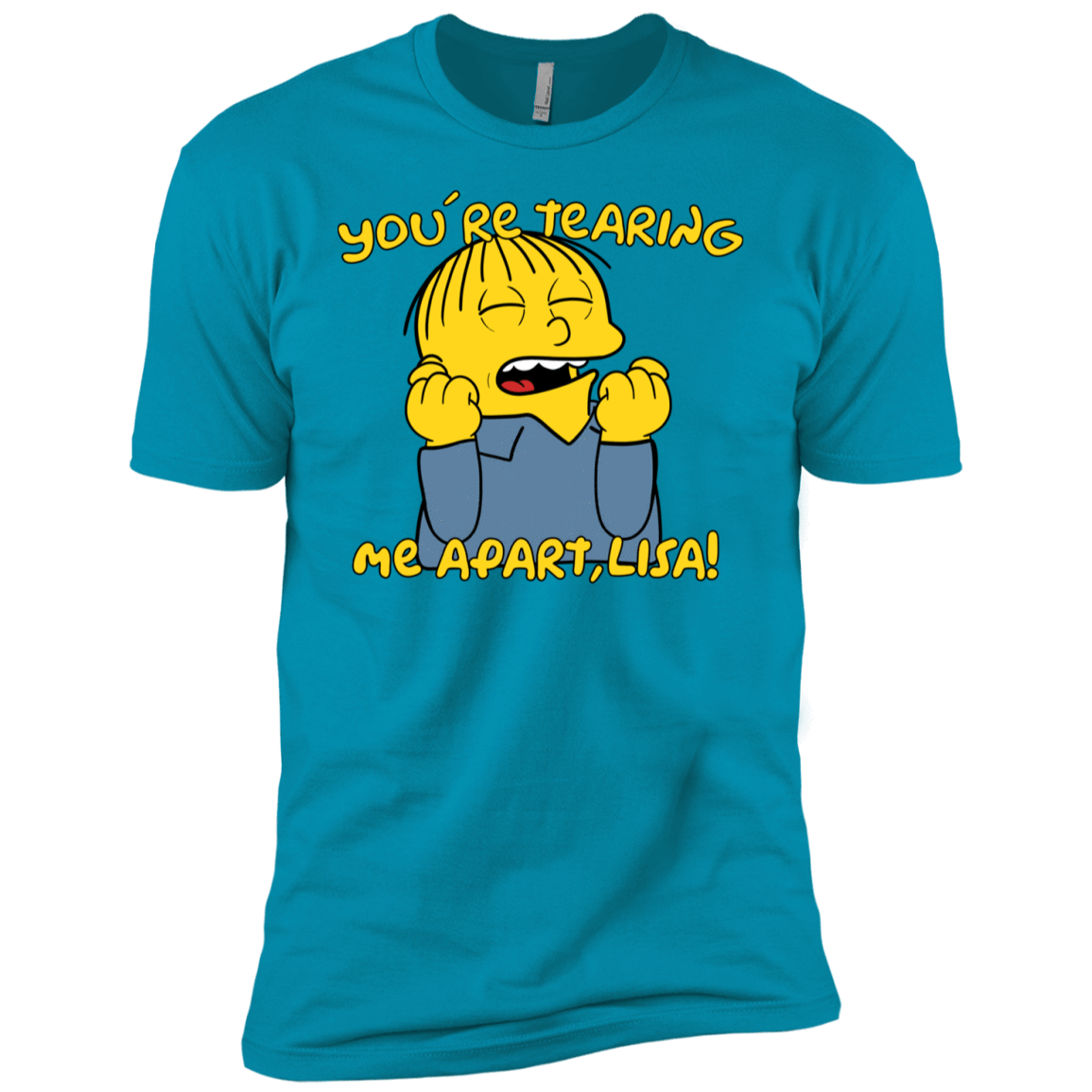T-Shirts Turquoise / YXS Ralph Wiseau Boys Premium T-Shirt