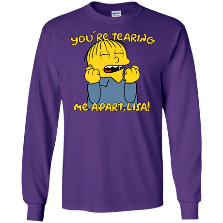 T-Shirts Purple / S Ralph Wiseau Men's Long Sleeve T-Shirt