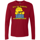 T-Shirts Cardinal / S Ralph Wiseau Men's Premium Long Sleeve