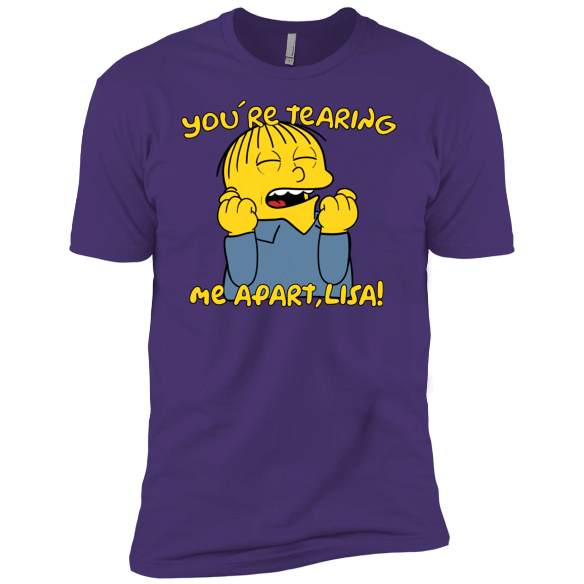 T-Shirts Purple Rush/ / X-Small Ralph Wiseau Men's Premium T-Shirt