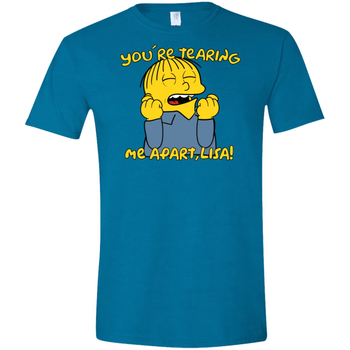 T-Shirts Antique Sapphire / S Ralph Wiseau Men's Semi-Fitted Softstyle