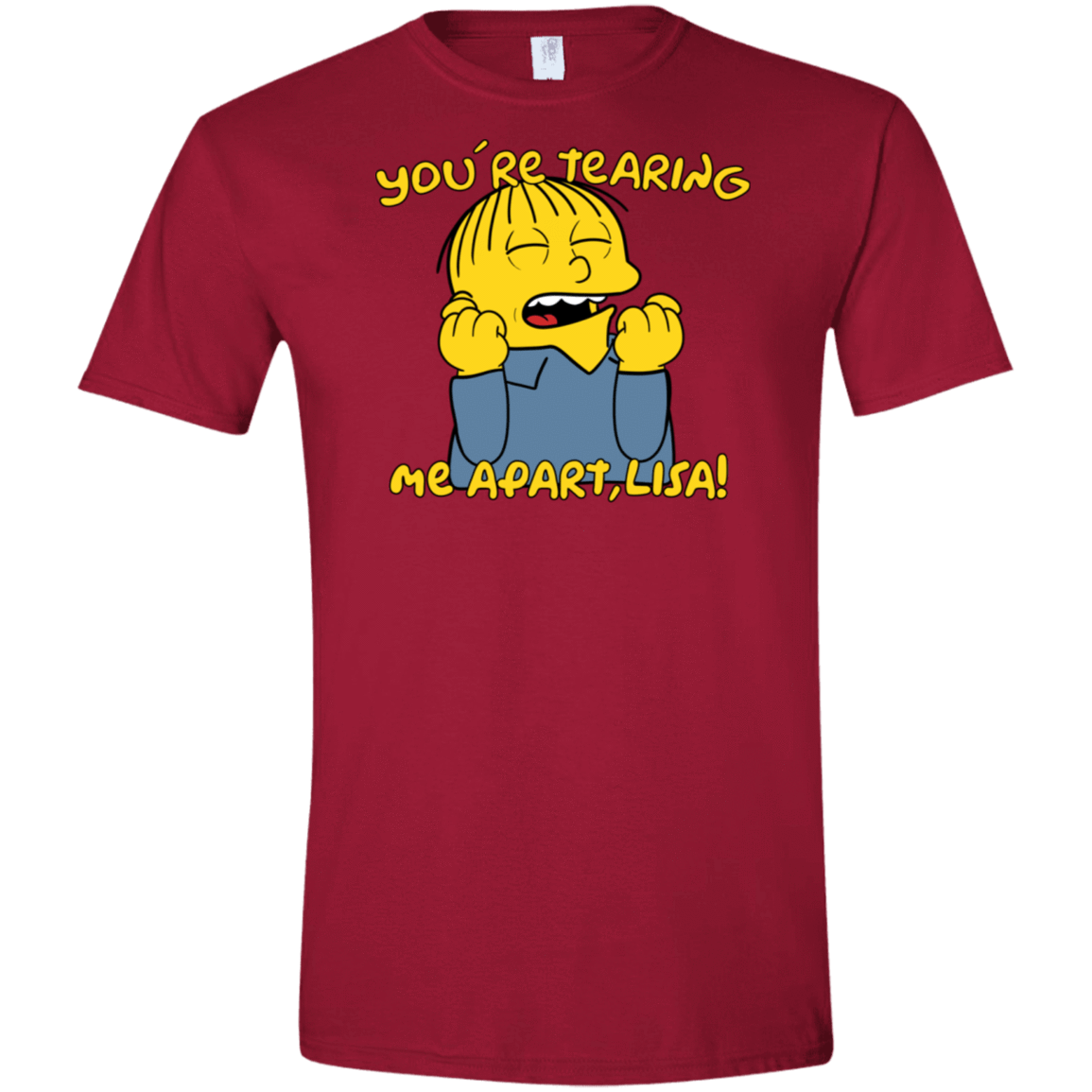 T-Shirts Cardinal Red / S Ralph Wiseau Men's Semi-Fitted Softstyle