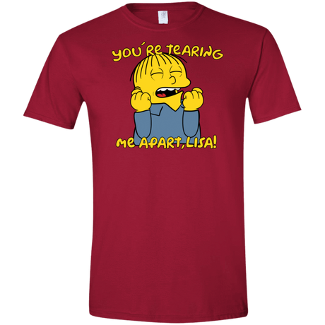 T-Shirts Cardinal Red / S Ralph Wiseau Men's Semi-Fitted Softstyle