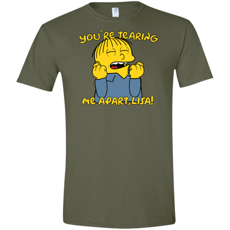 T-Shirts Military Green / S Ralph Wiseau Men's Semi-Fitted Softstyle