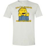 T-Shirts White / X-Small Ralph Wiseau Men's Semi-Fitted Softstyle