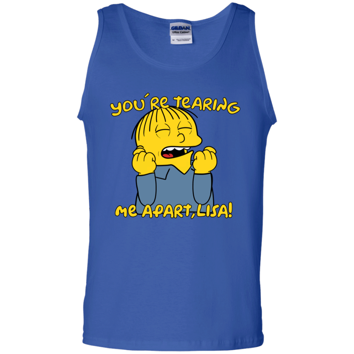 T-Shirts Royal / S Ralph Wiseau Men's Tank Top
