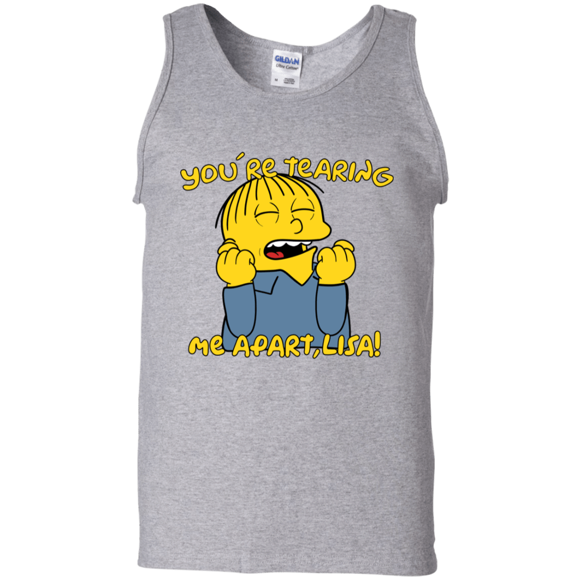 T-Shirts Sport Grey / S Ralph Wiseau Men's Tank Top