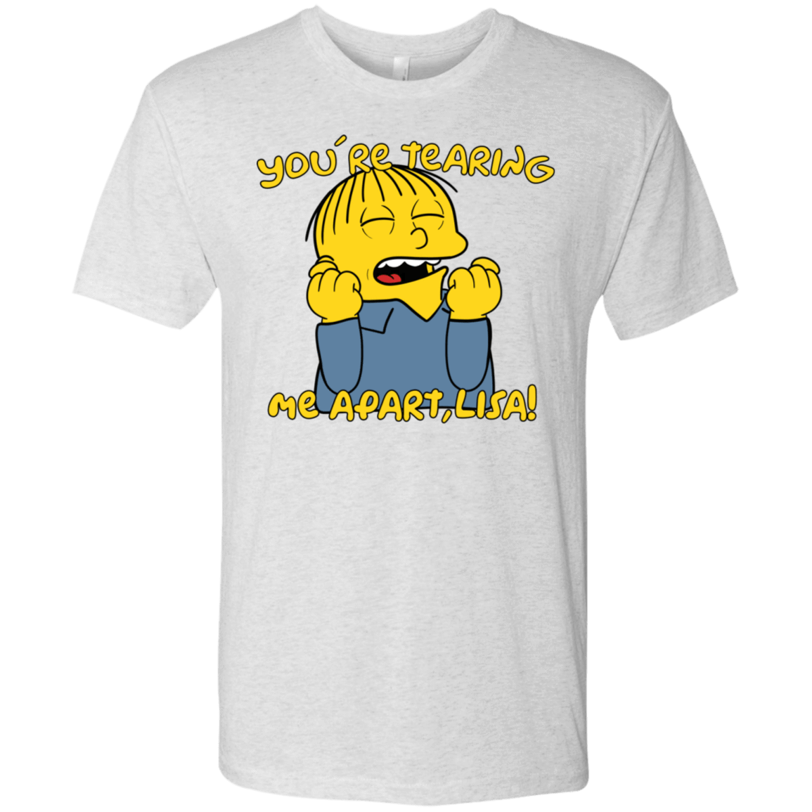 T-Shirts Heather White / S Ralph Wiseau Men's Triblend T-Shirt