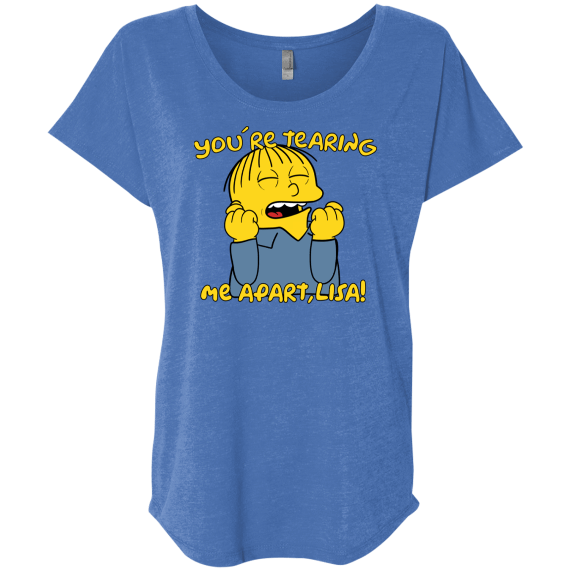 T-Shirts Vintage Royal / X-Small Ralph Wiseau Triblend Dolman Sleeve