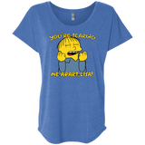 T-Shirts Vintage Royal / X-Small Ralph Wiseau Triblend Dolman Sleeve