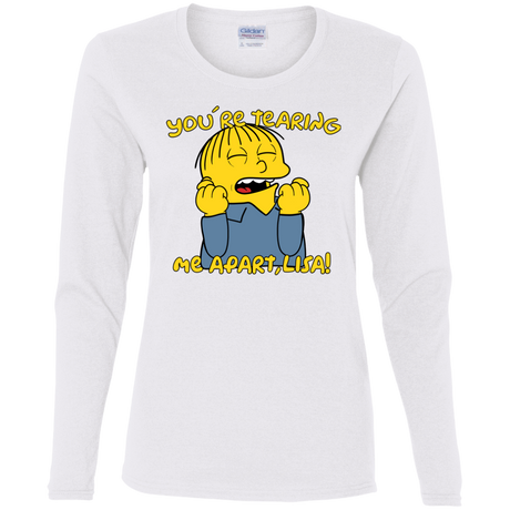 T-Shirts White / S Ralph Wiseau Women's Long Sleeve T-Shirt