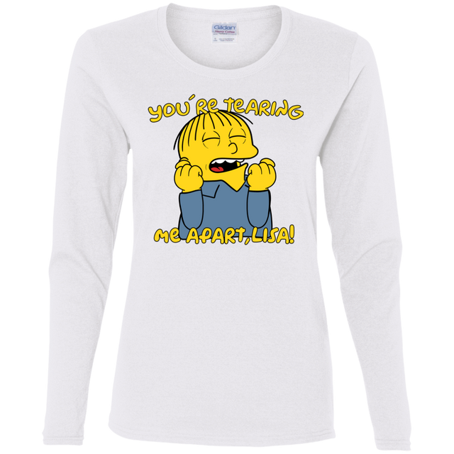 T-Shirts White / S Ralph Wiseau Women's Long Sleeve T-Shirt