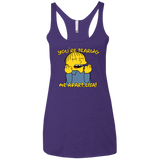 T-Shirts Purple Rush / X-Small Ralph Wiseau Women's Triblend Racerback Tank