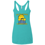 T-Shirts Tahiti Blue / X-Small Ralph Wiseau Women's Triblend Racerback Tank