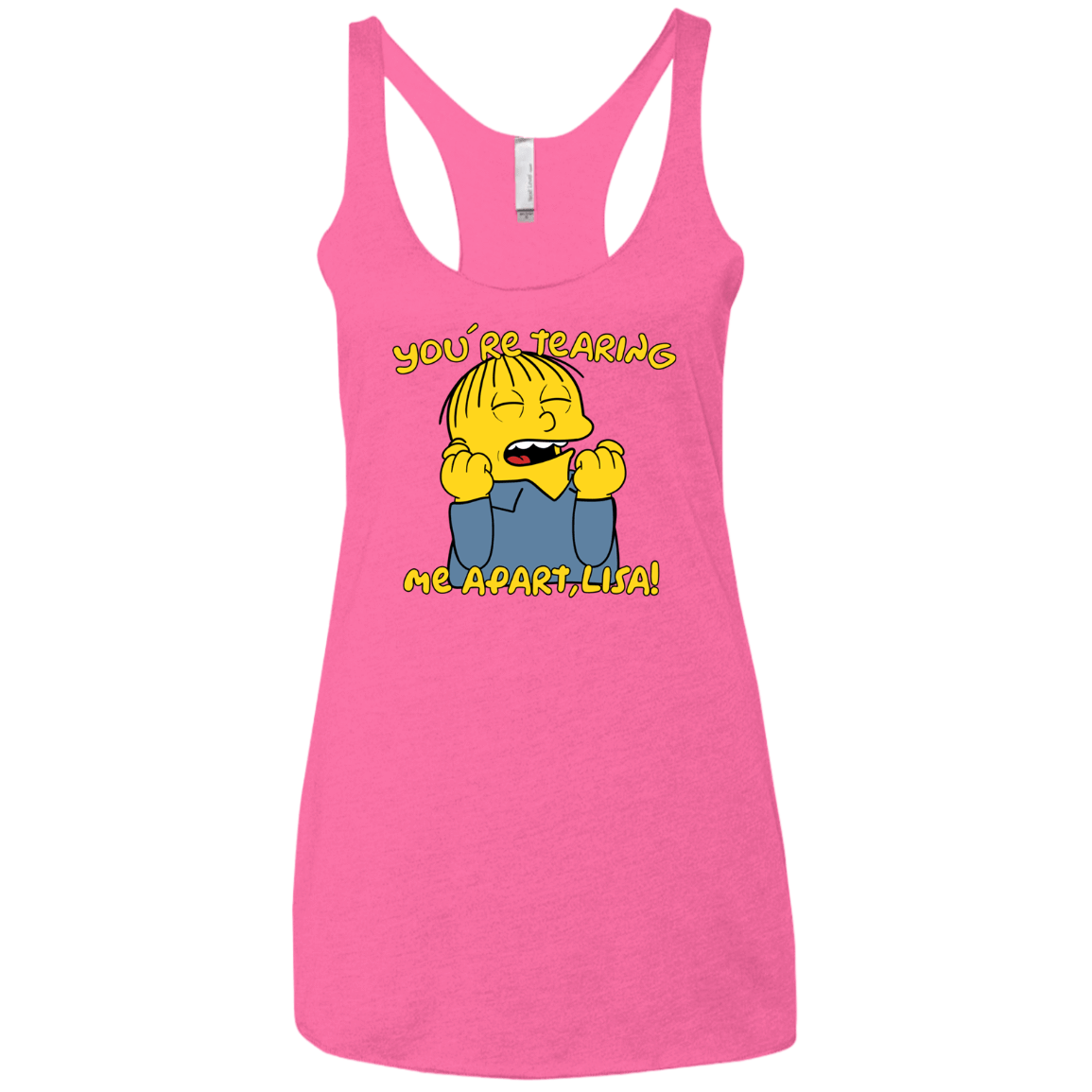 T-Shirts Vintage Pink / X-Small Ralph Wiseau Women's Triblend Racerback Tank