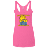 T-Shirts Vintage Pink / X-Small Ralph Wiseau Women's Triblend Racerback Tank