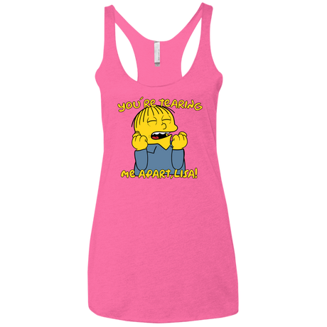 T-Shirts Vintage Pink / X-Small Ralph Wiseau Women's Triblend Racerback Tank