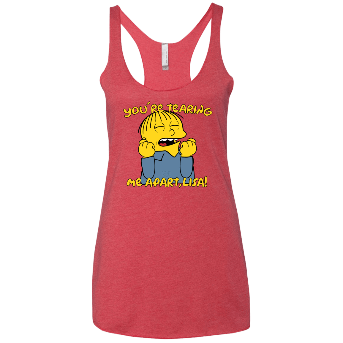 T-Shirts Vintage Red / X-Small Ralph Wiseau Women's Triblend Racerback Tank