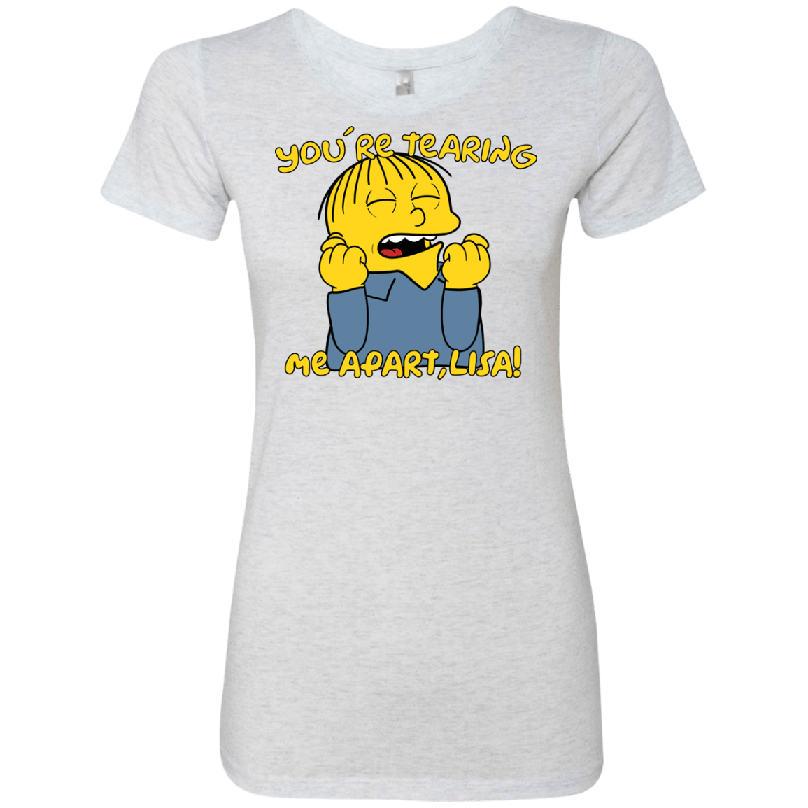 T-Shirts Heather White / S Ralph Wiseau Women's Triblend T-Shirt