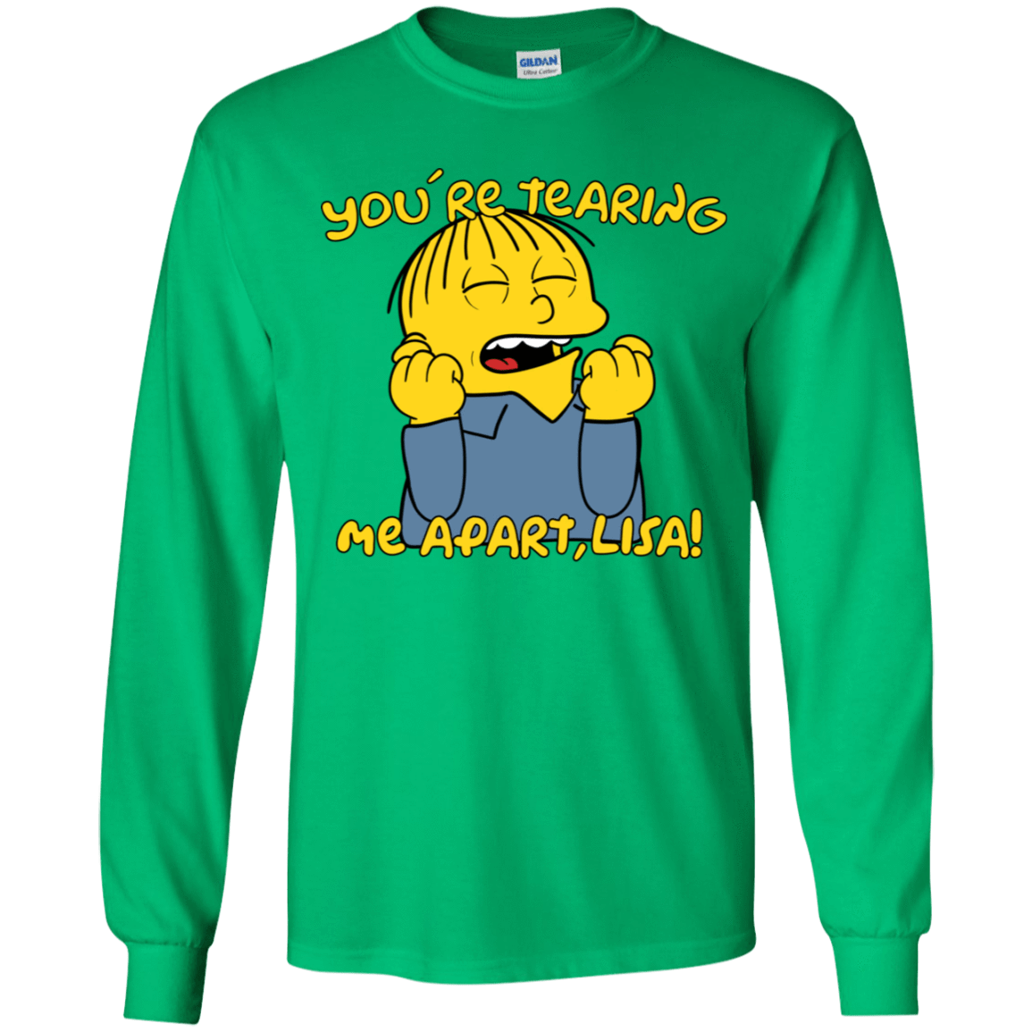 T-Shirts Irish Green / YS Ralph Wiseau Youth Long Sleeve T-Shirt