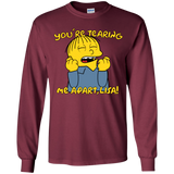 T-Shirts Maroon / YS Ralph Wiseau Youth Long Sleeve T-Shirt