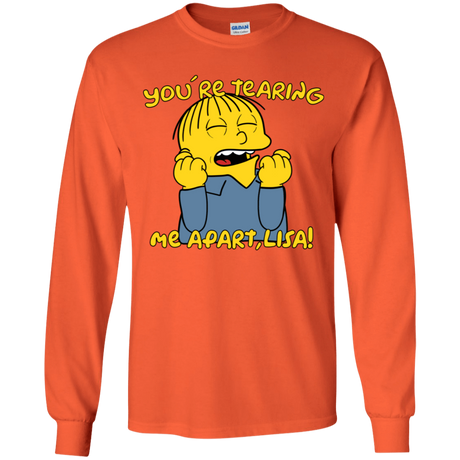 T-Shirts Orange / YS Ralph Wiseau Youth Long Sleeve T-Shirt