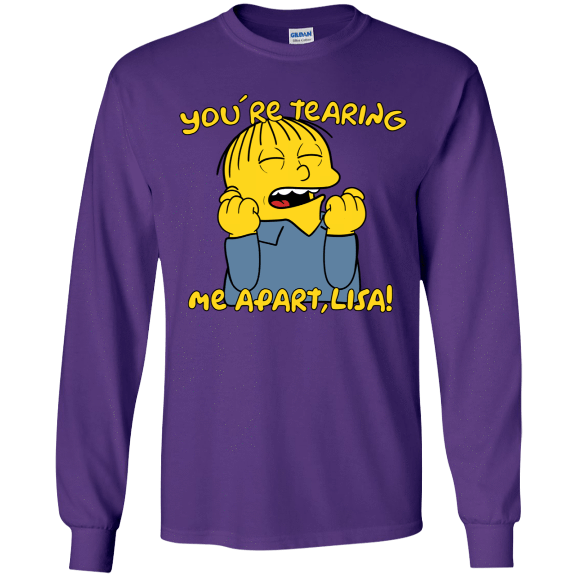 T-Shirts Purple / YS Ralph Wiseau Youth Long Sleeve T-Shirt