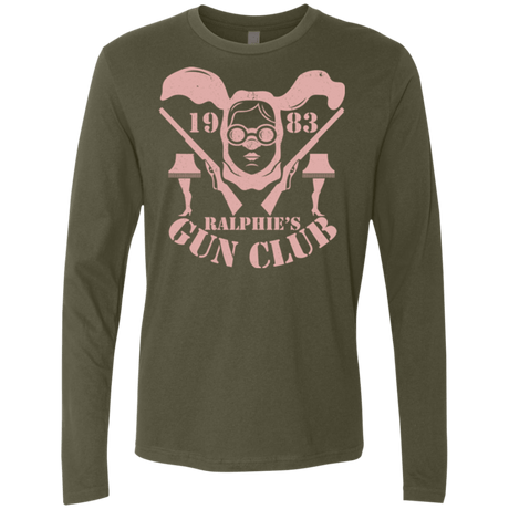 T-Shirts Military Green / Small Ralphies Gun Club Men's Premium Long Sleeve