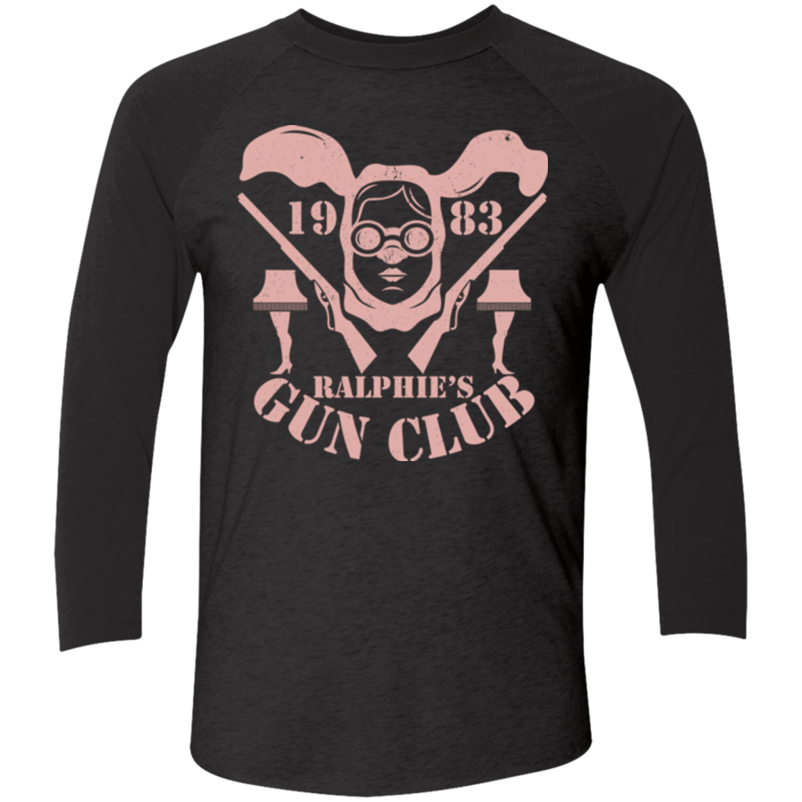 T-Shirts Vintage Black/Vintage Black / X-Small Ralphies Gun Club Triblend 3/4 Sleeve