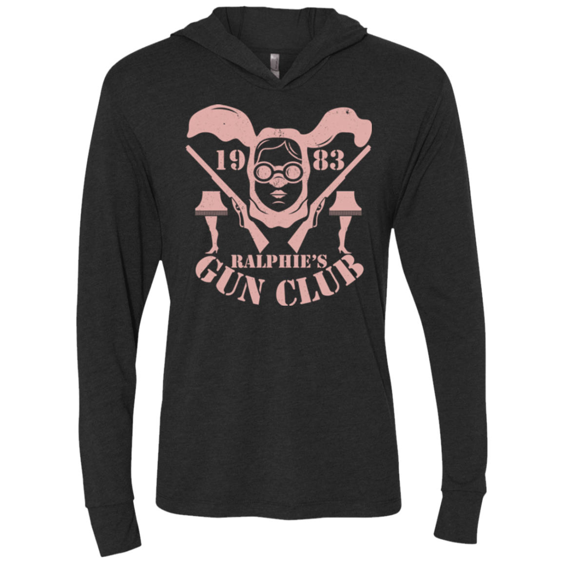 T-Shirts Vintage Black / X-Small Ralphies Gun Club Triblend Long Sleeve Hoodie Tee