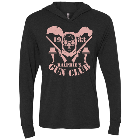 T-Shirts Vintage Black / X-Small Ralphies Gun Club Triblend Long Sleeve Hoodie Tee