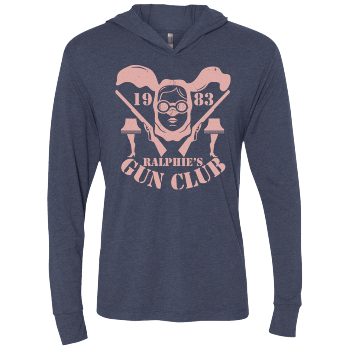 T-Shirts Vintage Navy / X-Small Ralphies Gun Club Triblend Long Sleeve Hoodie Tee