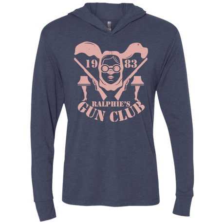 T-Shirts Vintage Navy / X-Small Ralphies Gun Club Triblend Long Sleeve Hoodie Tee