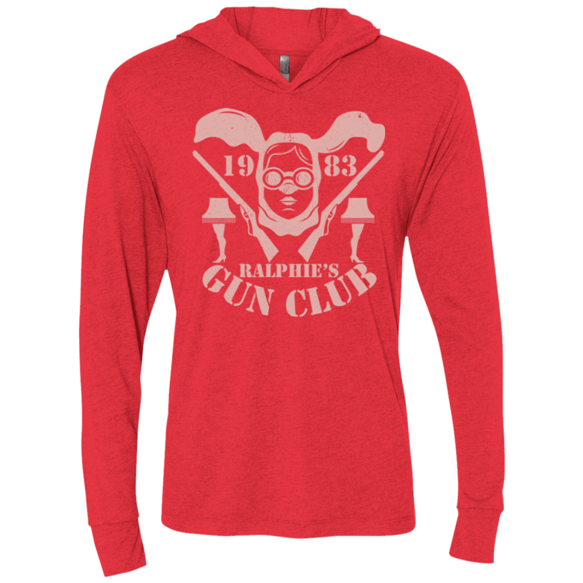 T-Shirts Vintage Red / X-Small Ralphies Gun Club Triblend Long Sleeve Hoodie Tee