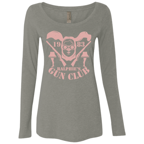 T-Shirts Venetian Grey / Small Ralphies Gun Club Women's Triblend Long Sleeve Shirt