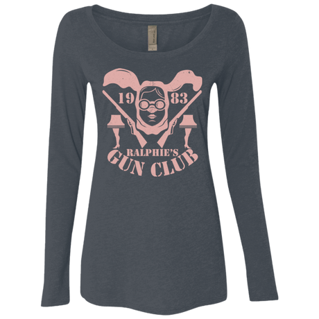 T-Shirts Vintage Navy / Small Ralphies Gun Club Women's Triblend Long Sleeve Shirt