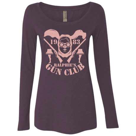 T-Shirts Vintage Purple / Small Ralphies Gun Club Women's Triblend Long Sleeve Shirt