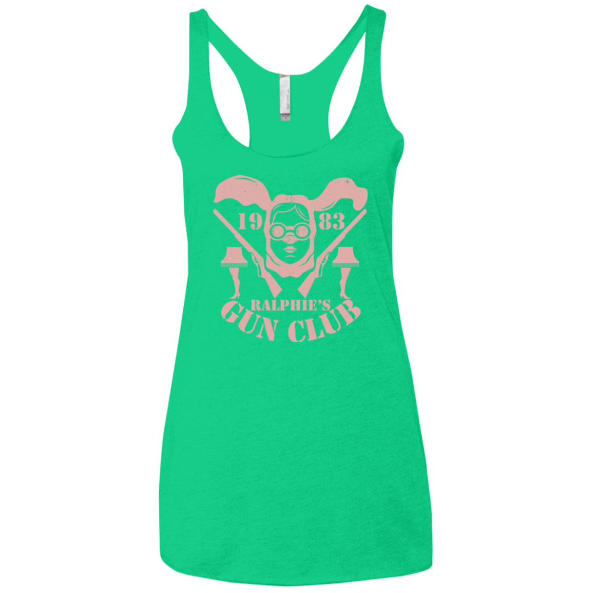 T-Shirts Envy / X-Small Ralphies Gun Club Women's Triblend Racerback Tank
