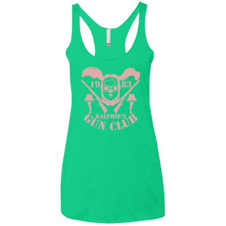 T-Shirts Envy / X-Small Ralphies Gun Club Women's Triblend Racerback Tank